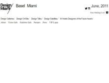 Tablet Screenshot of basel2011.designmiami.com