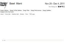 Tablet Screenshot of miami2011.designmiami.com
